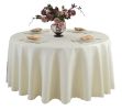 Classic Round Smooth Jacquard Table Cover
