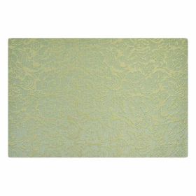 4 Pcs PVC Placemats Dining Table Place Mats (Color: for Dining Table PVC Table Mats Hotel Restaurant Tabletop Mats 17.7x11.8 inch, Green)
