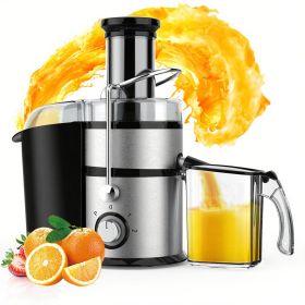 1300W Centrifugal Juicer Machines (Style: Juicer Fruit Vegetable Extractor Juice Machine 3 Speeds 75mm Wide Feeder Chute Safety Locking Arm)
