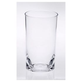 Oval Halo Tritan Glasses Drinking (Style: Set of 4 Hi Ball (15oz), Plastic Drinking Glasses, BPA Free Cocktail Glasses, Drinkware Set, Plastic Water Tumblers)
