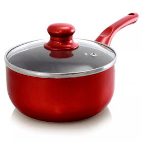 Better Chef 2Qt Ceramic-Coated (Style: Saucepan with Glass Lid)