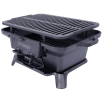 76292981 Small charcoal grill table cast iron frying pan, 100% high quality cast iron, exquisite craftsmanship, outdoor oval cast iron grill