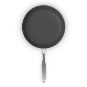 SOGA Stainless Steel Fry Pan (size: 22cm Frying Pan Induction FryPan Non Stick Interior)