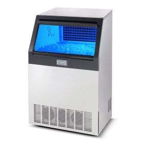 VEVOR Commercial Ice Maker, 265lbs/24H, Ice Maker Machine, 126 Ice Cubes in 12-15 Minutes (default: default)