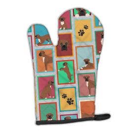 Black and Silver Schnauzer Oven Mitt (Style: Lots of Black Face Boxer Oven Mitt Heat Resistant Thick Oven Mitt for Hot Pans and Oven, Kitchen Mitt Protect Hands, Cooking Baking Glove)