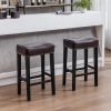 Backless Bar Stools, 2-Pcs Set