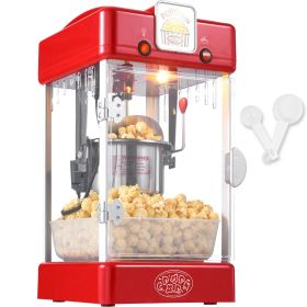 VEVOR Popcorn Popper Machine (Style: Tabletop Popcorn Maker 300W 2.5 Oz Red)