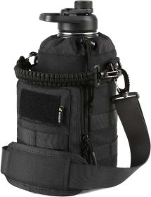 VOTAGOO 64Oz Tactical Water Bottle (Color: Black)