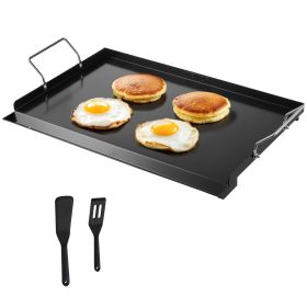 24x16 in Flat Top Griddle Carbon Steel Universal BBQ Grill Pan Cookware (size: 24x16 inch, material: Carbon Steel)