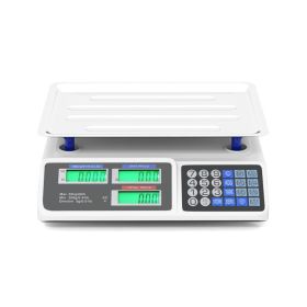 Portable Commercial Food Scale with Digital Display (Color: As pic show, Capacity: 66lb)