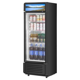 Commercial Merchandiser Refrigerator (size: 6.9 CU.FT Glass Door Beverage Refrigerator)