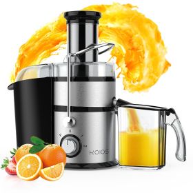 1300W Centrifugal Juicer Machines (Style: Juice Extractor with Extra Large 3inch Feed Chute, Full Copper Motor, Titanium-Plated Filter, High Juice Yield)