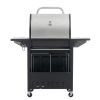 Propane Grill 4 Burner Barbecue Grill Stainless Steel Gas Grill with Side Burner, 46,500 BTU Outdoor Cooking, Patio, Garden Barbecue Grill