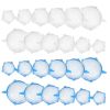 12 Pack Silicone Stretch Lids 6 Sizes BPA-free Silicone Lids Reusable Expandable Silicon Seal Cover Set Durable Flexible Food Storage Covers for Bowls