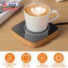 Desktop Electric Cup Warmer 8Hours Auto Shut Off 3 Temperature Levels Smart Coffee Warmer For Tea Milk Hot Chocolate Beverage