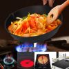 pot3Pcs Pre-Seasoned Cast Iron Skillet Set 6/8/10in Non-Stick Oven Safe Cookware Heat-Resistant Frying Pan