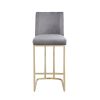 Woker Furniture Bar Stools Set of 2 Counter Height 26" Bar Stools with Back