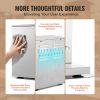 VEVOR Milkshake Maker Machine, 120W Commercial Milk Tea Shaker Machine, Double Head Milk Shake Mixer Machine, 0-180s Adjustable Milkshake Blender