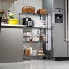 1000 lbs Storage Shelving Steel Heavy Duty 4-Tier Utility Shelving Unit Steel Organizer Wire Rack for Home,Kitchen,Office