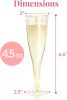 24 Piece Plastic Champagne Flutes