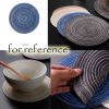 4 Pcs Woven Ramie Placemats