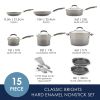 Nonstick pans pans 15-piece set