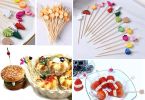 100 Pcs Bamboo Fruit Picks