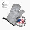 Westie Hippie Dawg Oven Mitt Heat Resistant Thick Oven Mitt for Hot Pans and Oven, Kitchen Mitt Protect Hands, Cooking Baking Glove