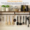 6Pcs Cooking Utensil Bamboo Wooden Spoons