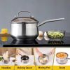 Small Soup Pot with Glass Cover Lid