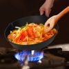 pot3Pcs Pre-Seasoned Cast Iron Skillet Set 6/8/10in Non-Stick Oven Safe Cookware Heat-Resistant Frying Pan