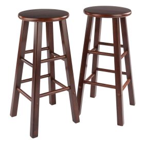 Element Bar Stools; 2-Pc Set; (Option: Walnut)