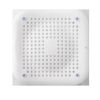 Square Hair Drain Cover for Filter Shower; Drain Protection Flat Strainer Stopper with 4 Suction Cups; Sink Drain for Bathroom