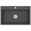 Handmade Kitchen Sink Black Stainless Steel