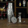 Stainless Steel 5 Piece Cocktail Set with Tattoo Patterns