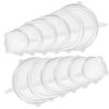 12 Pack Silicone Stretch Lids 6 Sizes BPA-free Silicone Lids Reusable Expandable Silicon Seal Cover Set Durable Flexible Food Storage Covers for Bowls