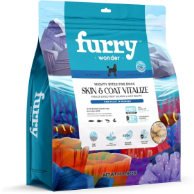 FURRY WONDER Freeze Dried Dog Food, Turkey & Chicken, 16 Oz, Grain-Free, High Protein, Complete Meal Or Topper, Immune Boost, USA Made (Option: Skin Coat Vitalize)